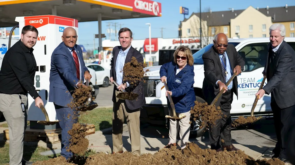 Celebration of the groundbreaking of the first NEVI EV charging site in the Southeastern U.S.