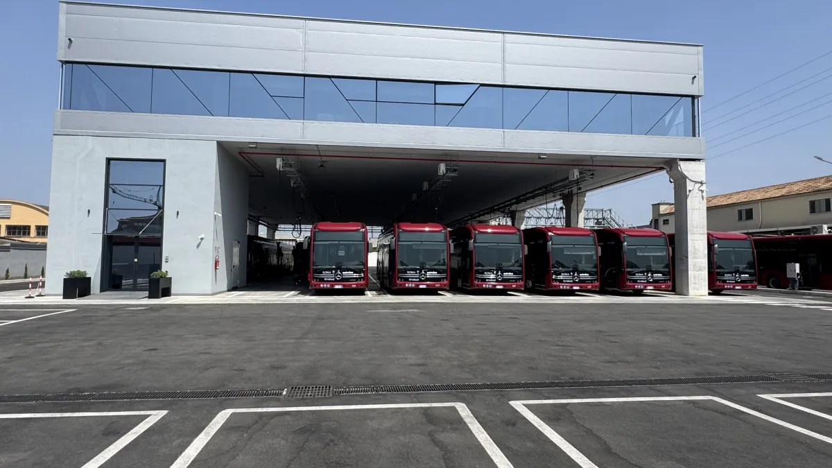 Depot charging: ABB E-mobility chargers installed to power e-buses in Rome