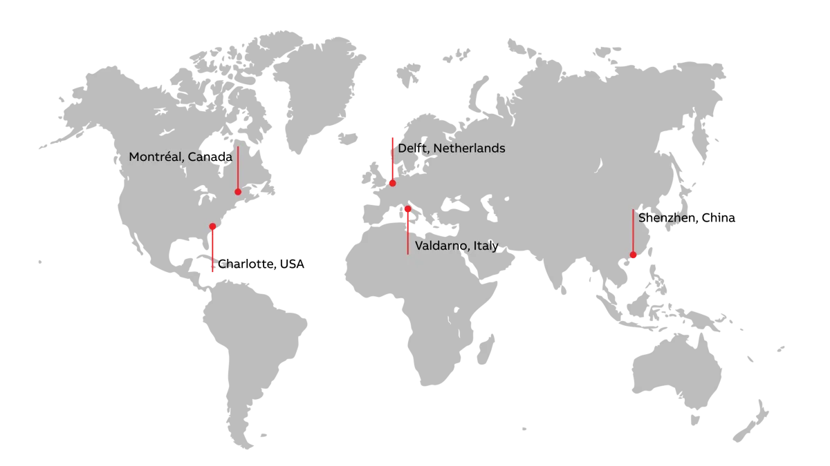 Greyscale map of the world