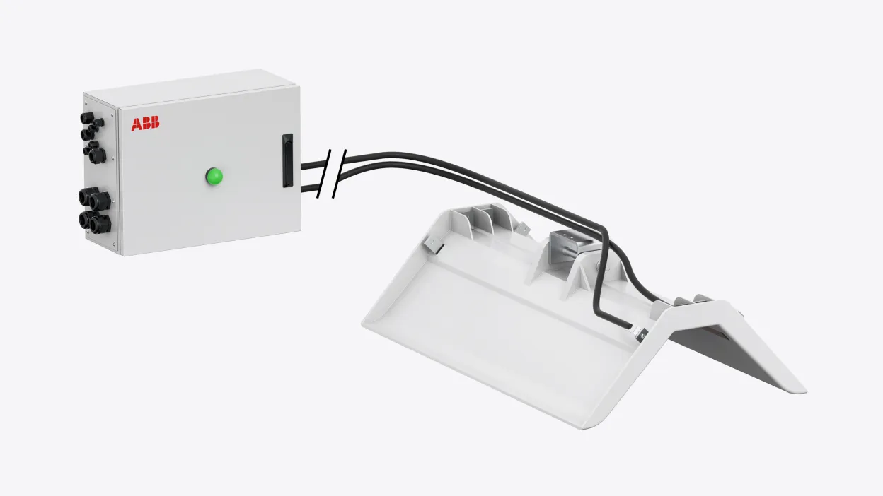 Product shot of a pantograph-up