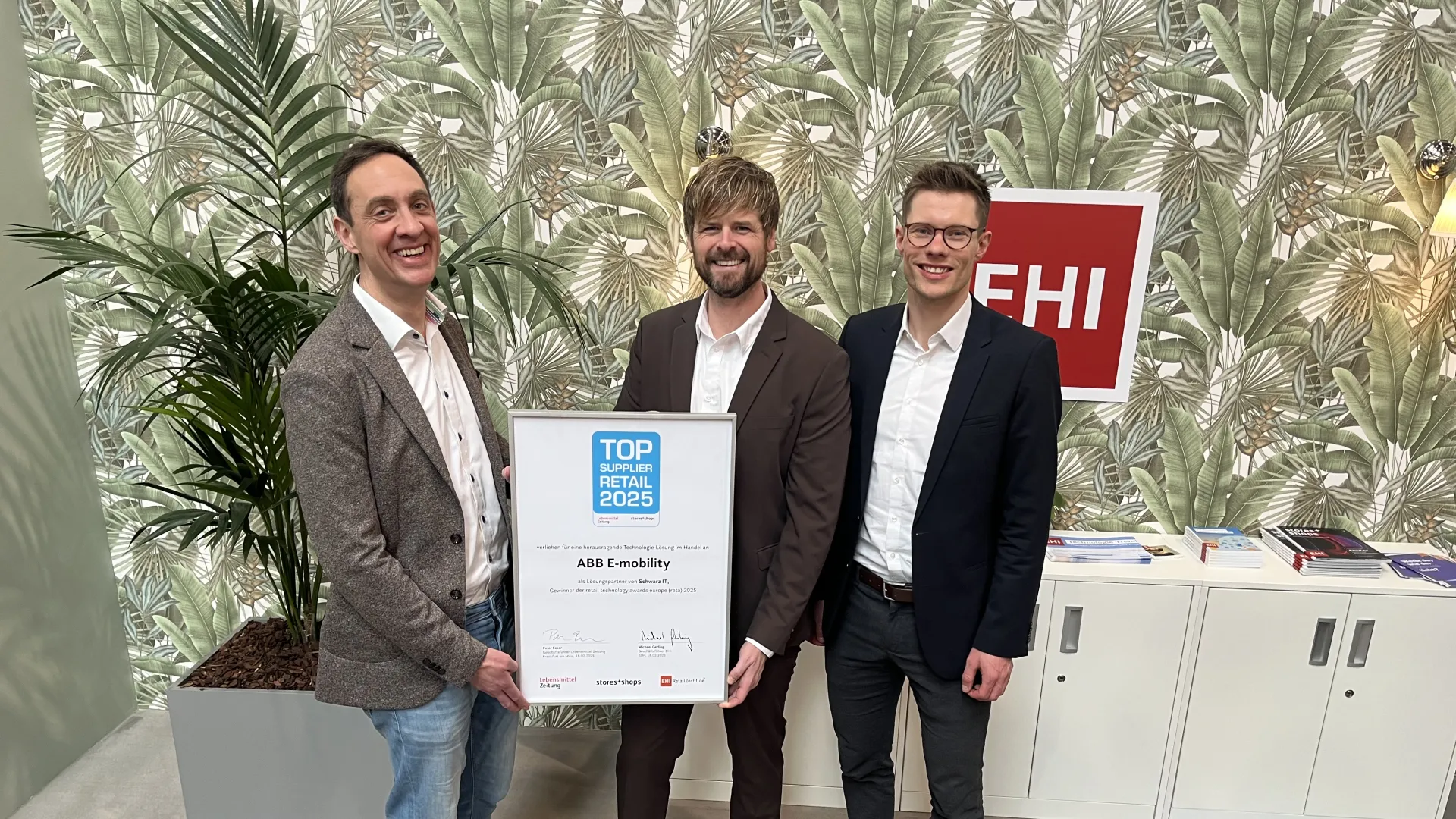 ABB E-mobility has been recognized as Top Supplier Retail 2025 by the EHI Retail Institute.