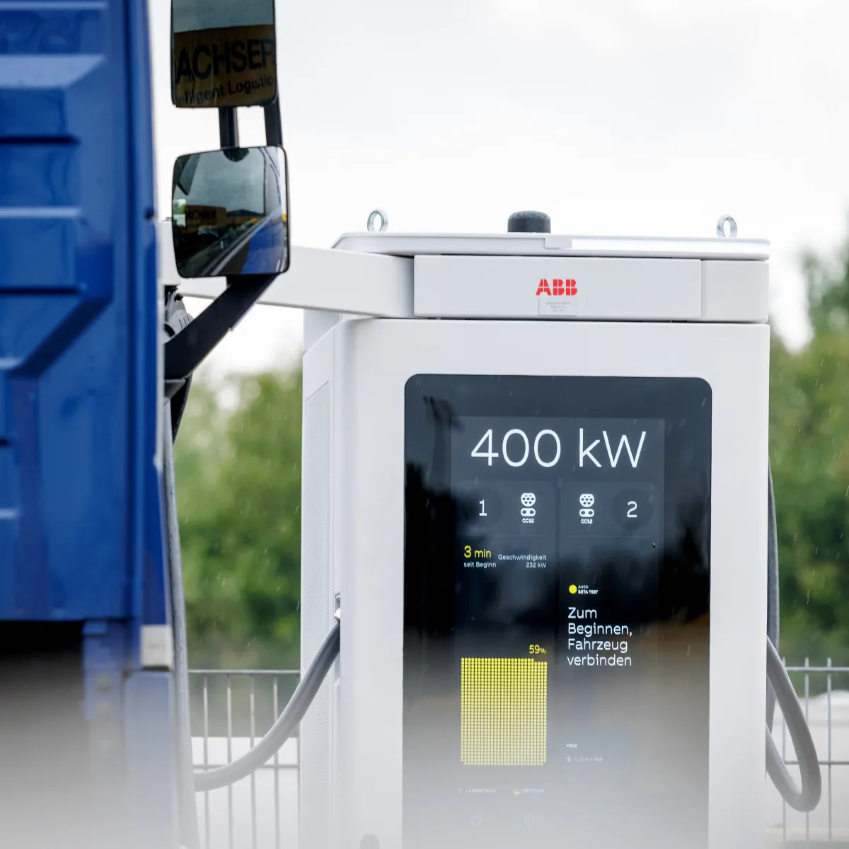 A400 next to DACHSER truck