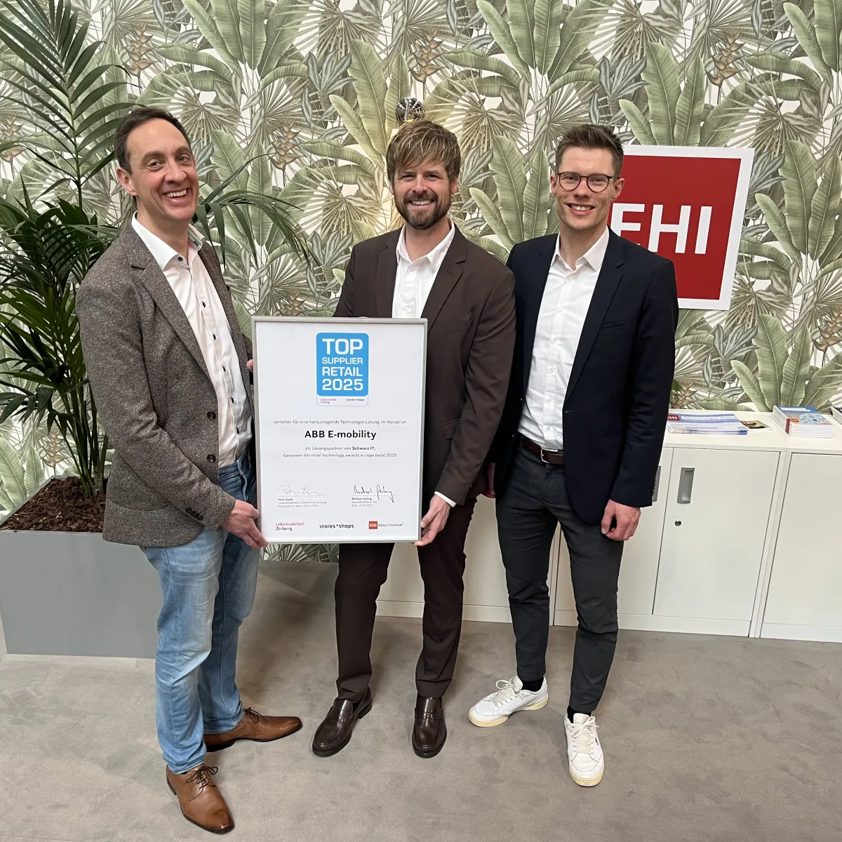 ABB E-mobility has been recognized as Top Supplier Retail 2025 by the EHI Retail Institute.