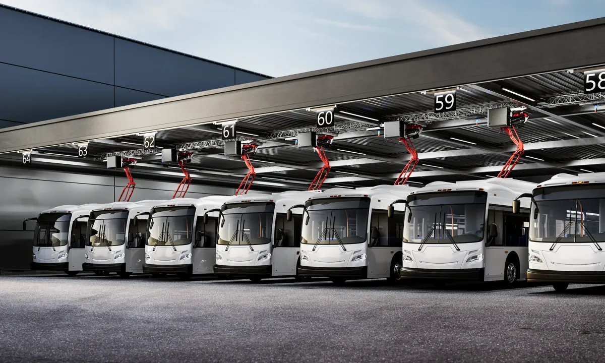 Bus charging in Depot