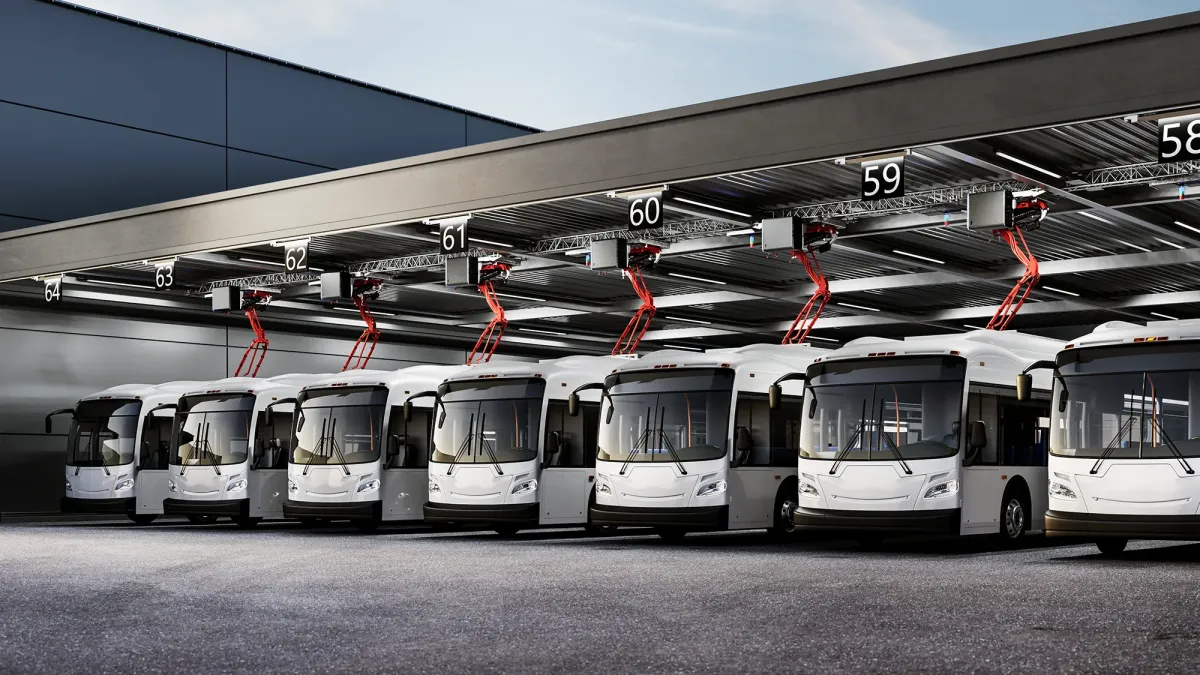 Bus charging in Depot